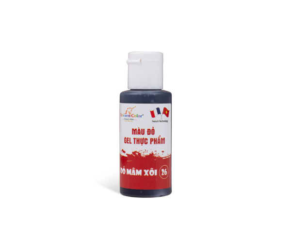 Màu Đỏ Mâm Xôi Gel Thực Phẩm 28g