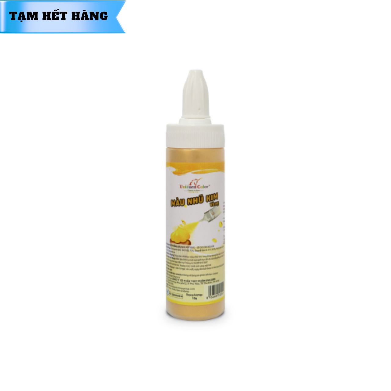 Màu Phun Nhũ Kim Vàng 10g